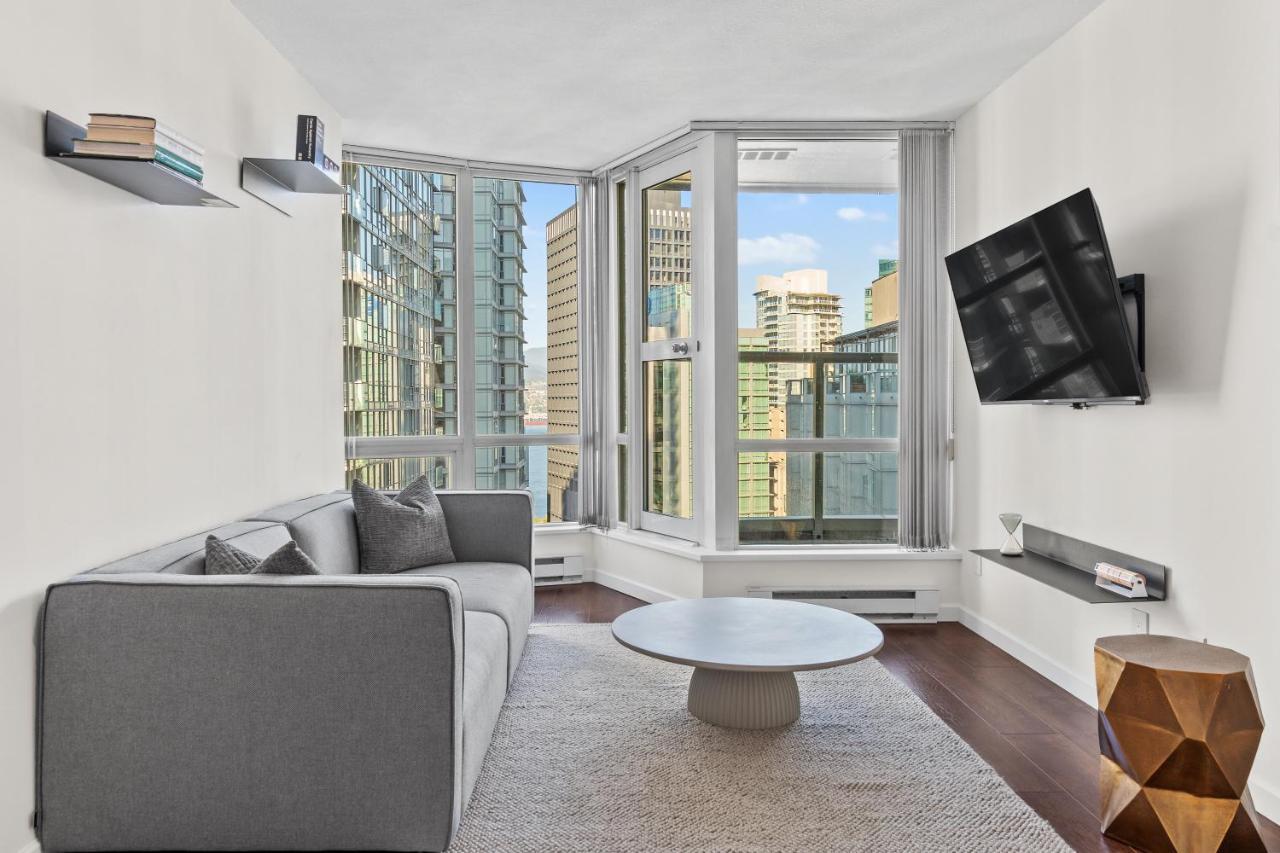 Appartamento Downtown Luxury 1Br Coal Harbour Vancouver Esterno foto